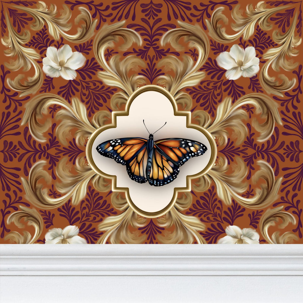 Farfalla Sanctuary Repeat Pattern Wallpaper