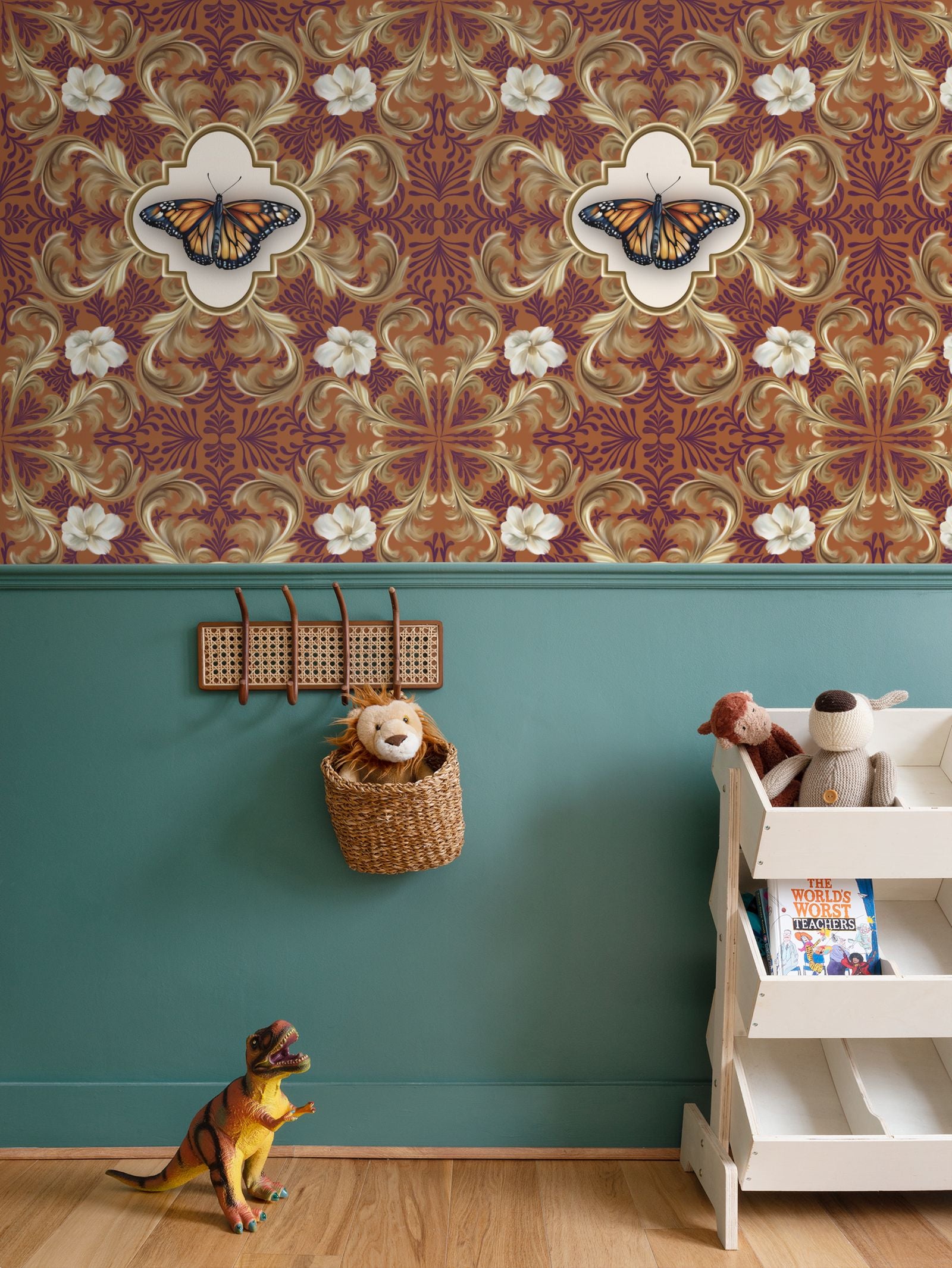 Farfalla Sanctuary Repeat Pattern Wallpaper