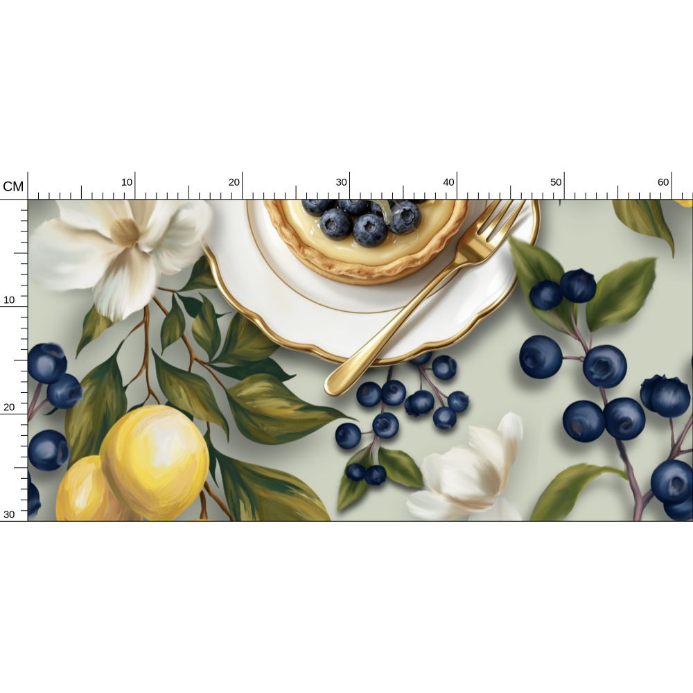 Tuscan Orange Repeat Pattern Wallpaper