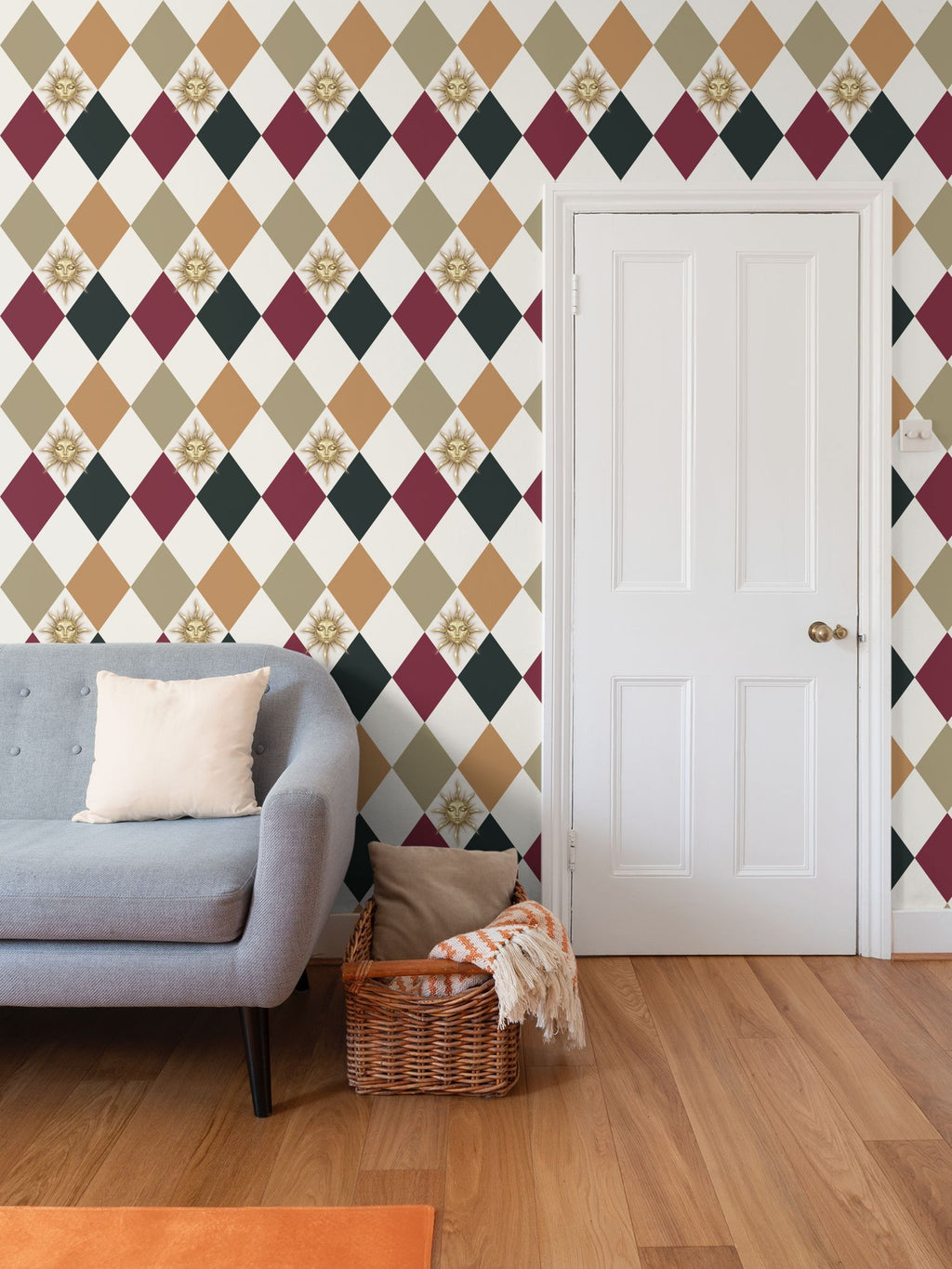 Creams Repeat Pattern Wallpaper