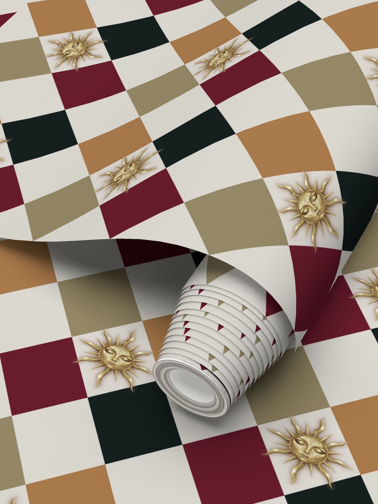 Creams Repeat Pattern Wallpaper