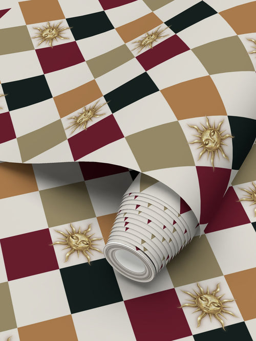 Creams Repeat Pattern Wallpaper
