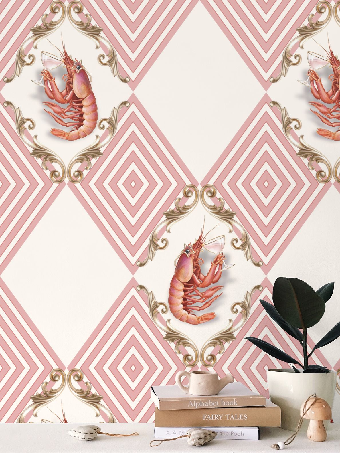 Farfalla Sanctuary Repeat Pattern Wallpaper