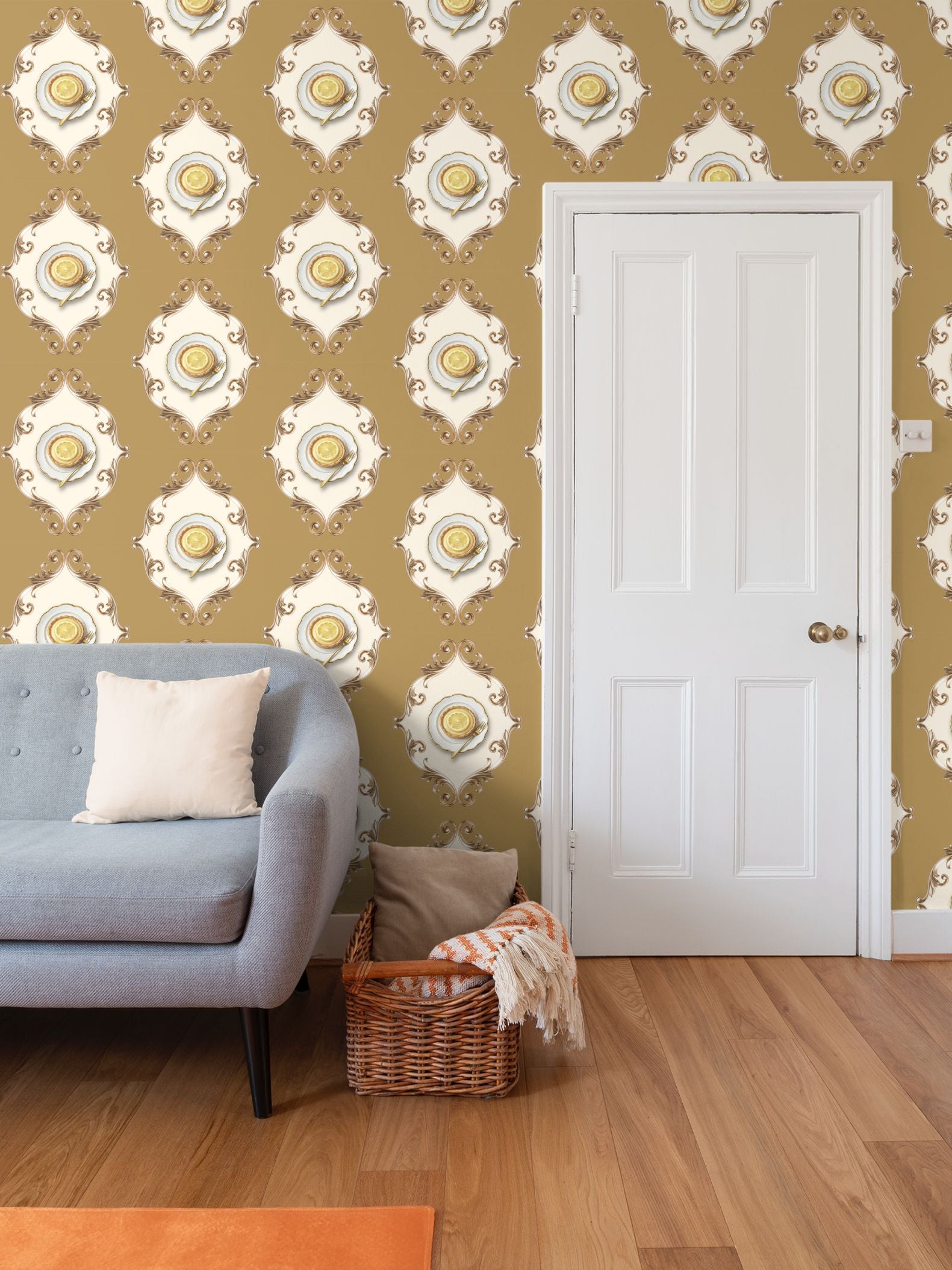 Limone Repeat Pattern Wallpaper