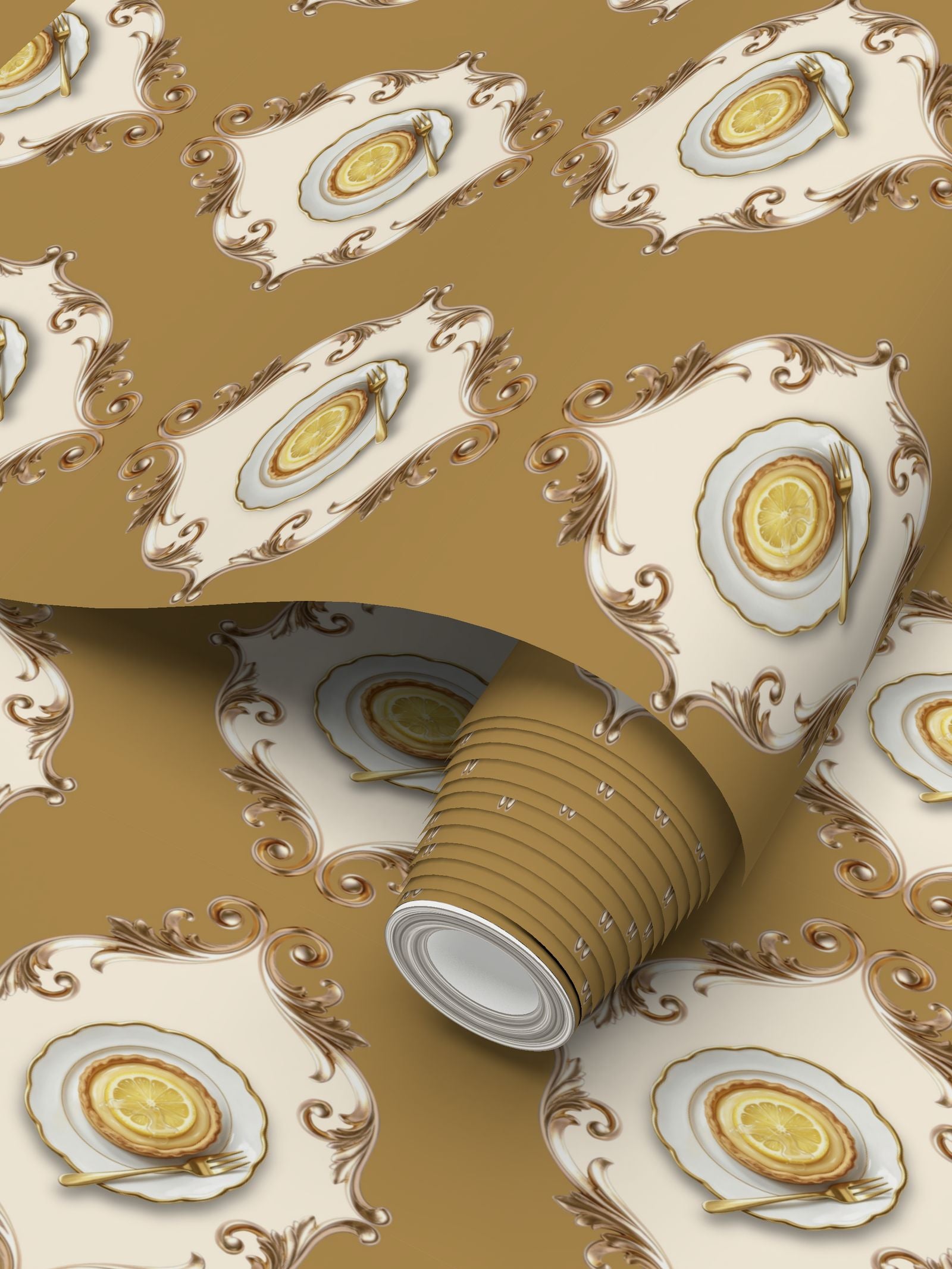 Limone Repeat Pattern Wallpaper