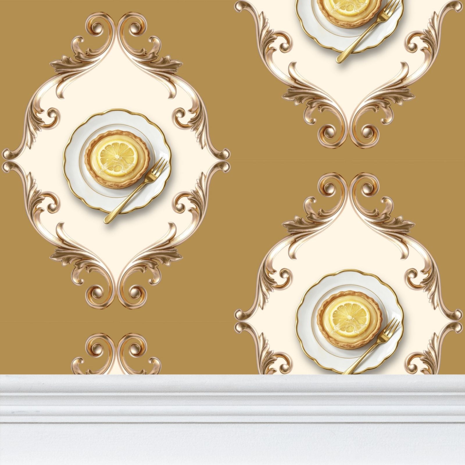 Limone Repeat Pattern Wallpaper