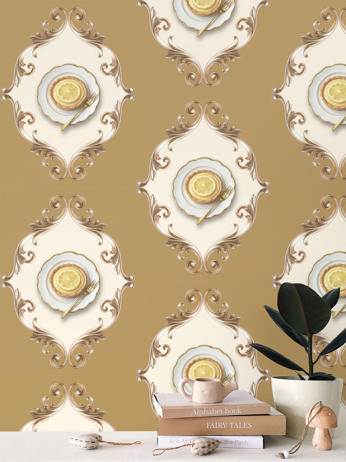Limone Repeat Pattern Wallpaper