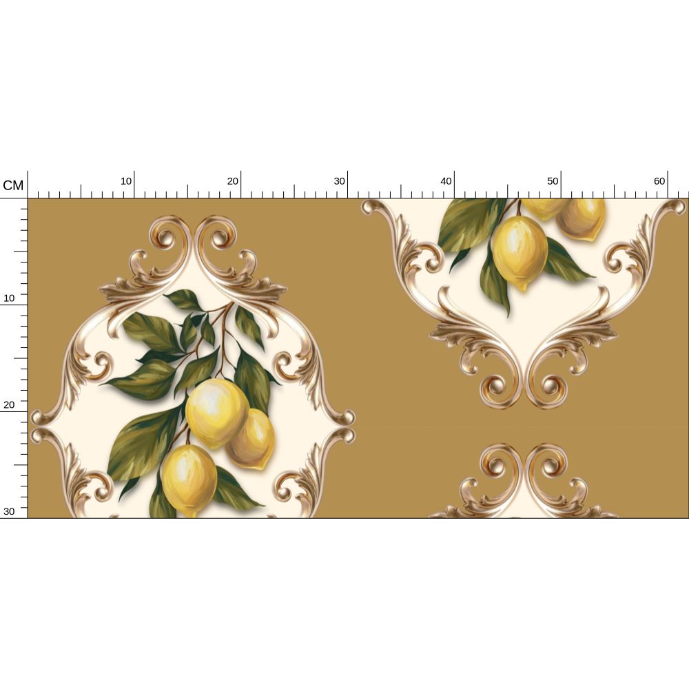 Buttercream Repeat Pattern Wallpaper