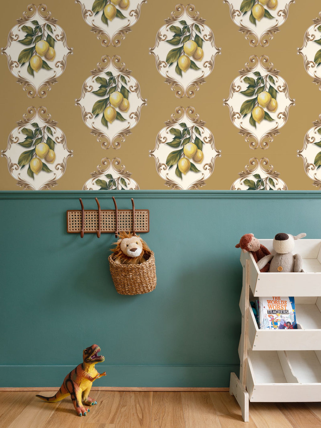 Buttercream Repeat Pattern Wallpaper