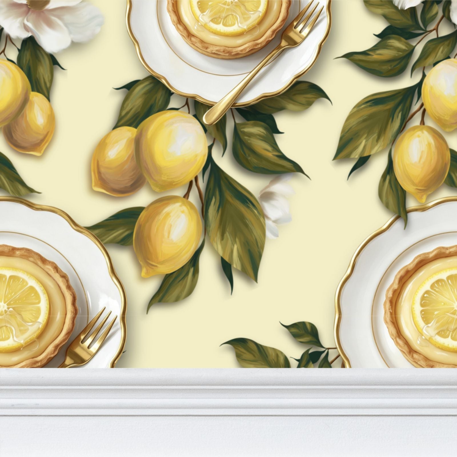 Peeping Hare Repeat Pattern Wallpaper