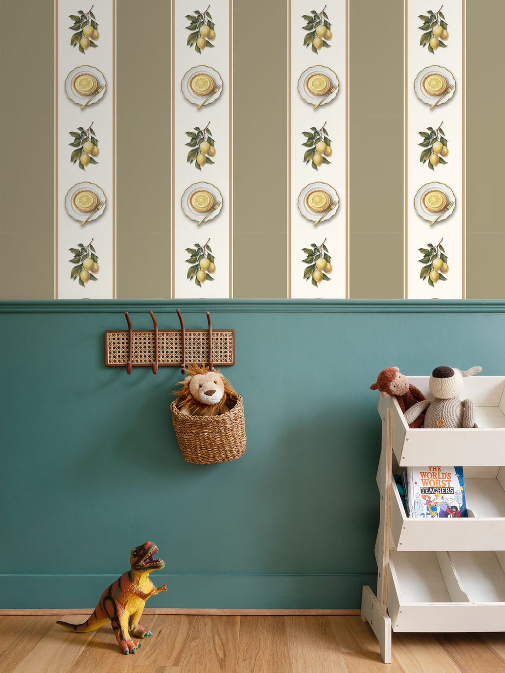 Flycatcher Repeat Pattern Wallpaper