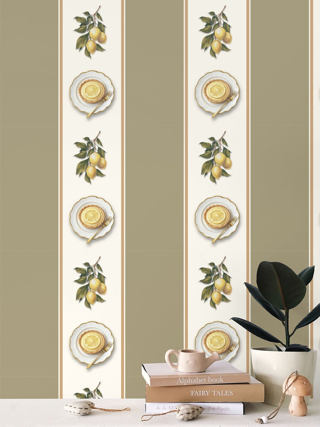 Flycatcher Repeat Pattern Wallpaper
