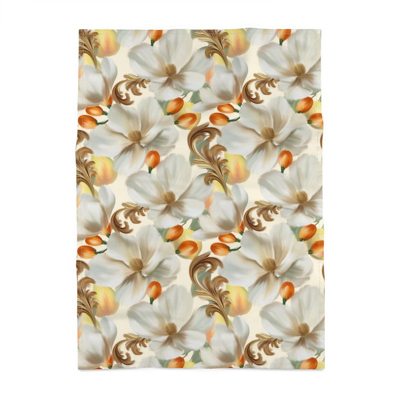 Orange Berries Tea Towels