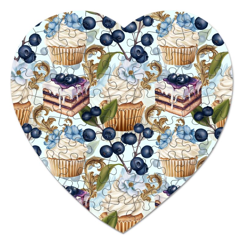 Crema Torta Heart Jigsaw