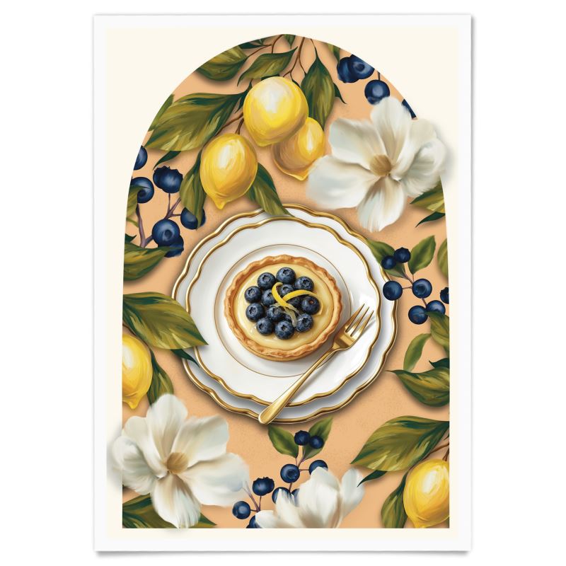 Mirtilli é Limone Paper Posters