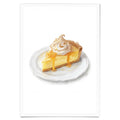 Lemon Meringue Slice Paper Posters