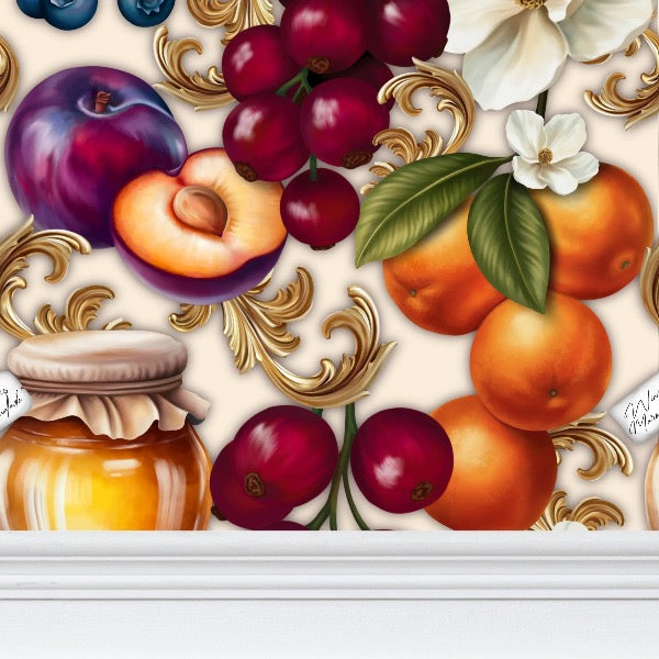 Winnie’s Marmalade Repeat Pattern Wallpaper