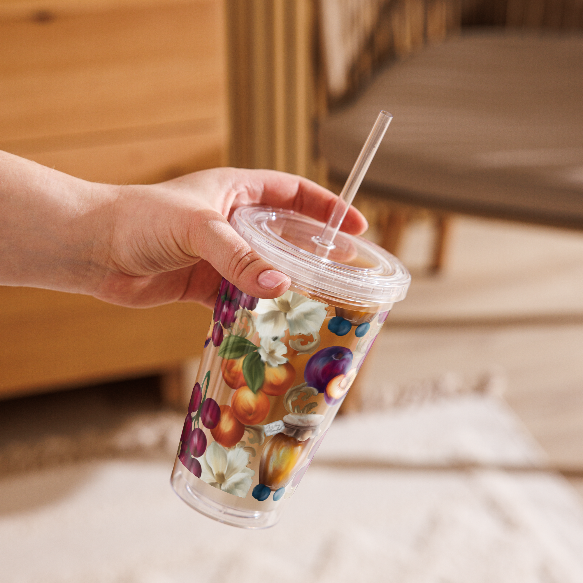 Winnies Marmalade Clear plastic tumbler